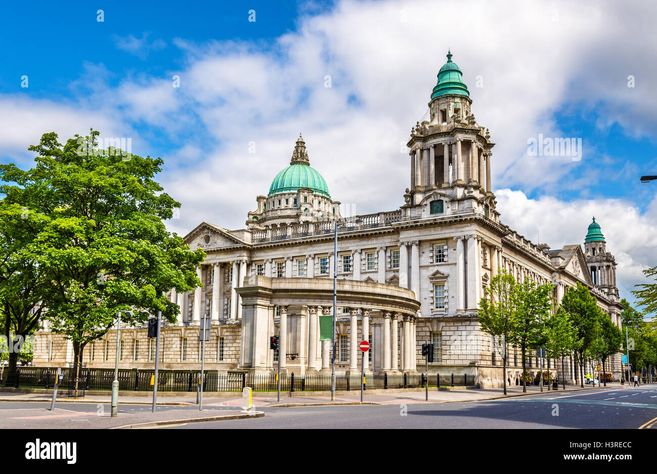 Belfast City Hall - Northern Ireland, United Kingdom Stock Photo