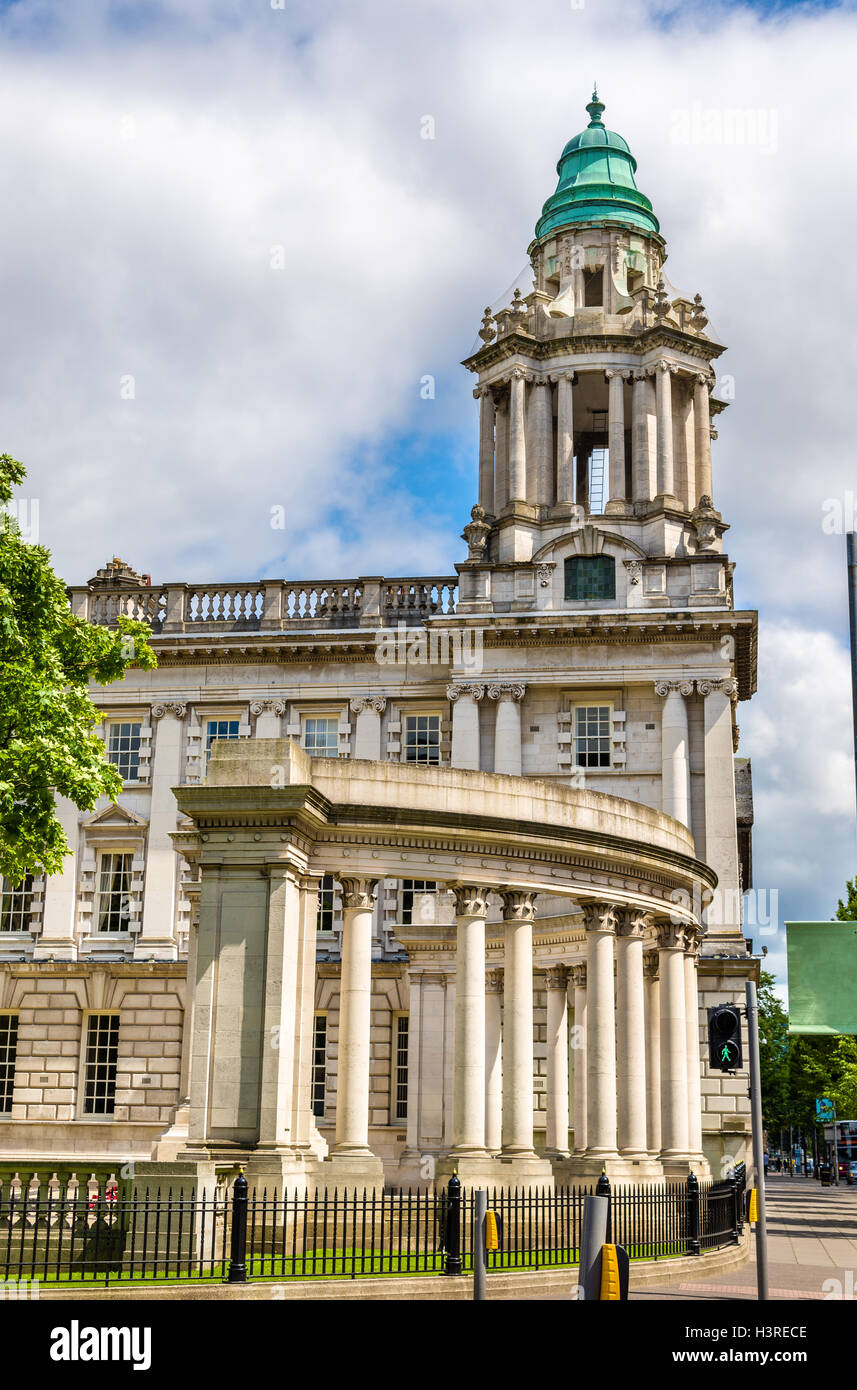 Belfast City Hall - Northern Ireland, United Kingdom Stock Photo