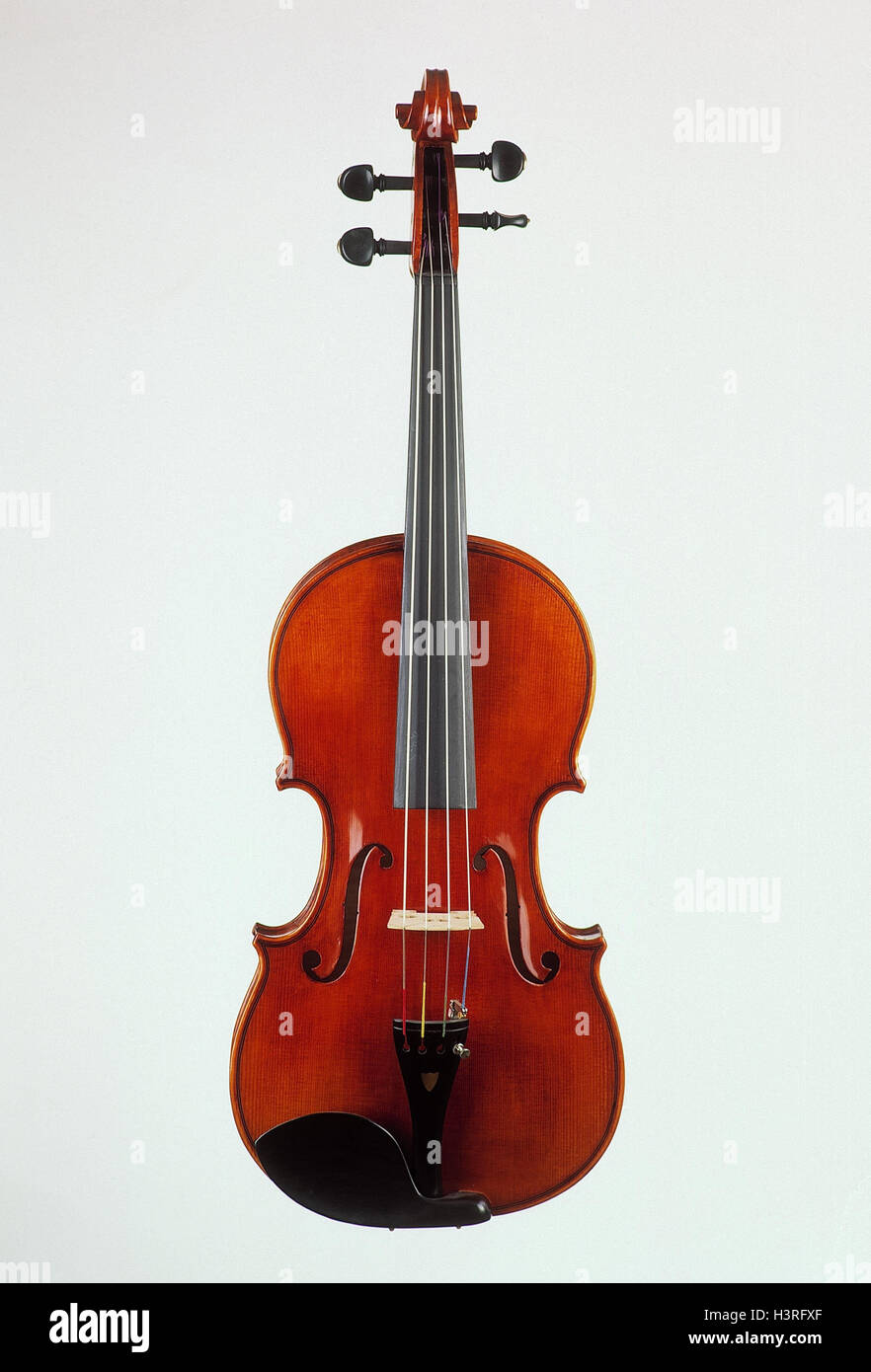 Violin musical instrument, stringed instrument, stringed instrument, studio, cut out Stock Photo
