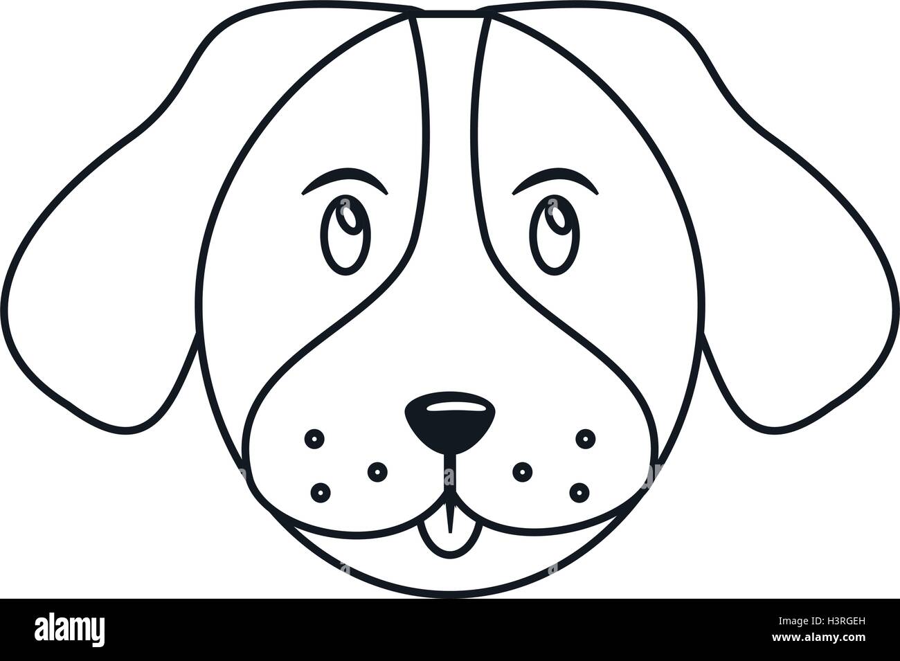 Isolated dog pet design Stock Vector Image & Art Alamy