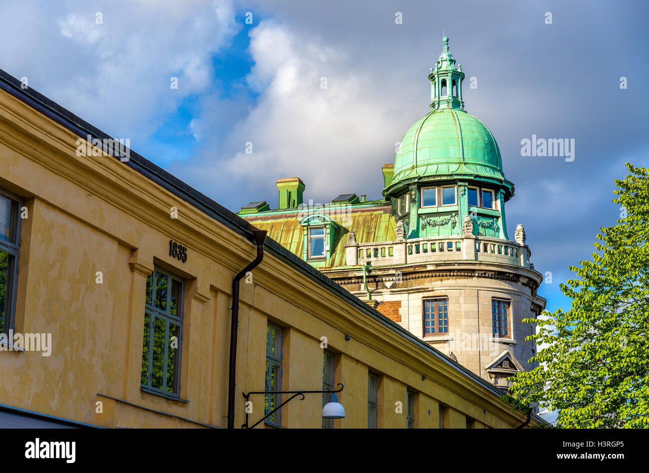 Buildings in the historic centre of Gothenburg, Sweden Stock Photo - Alamy