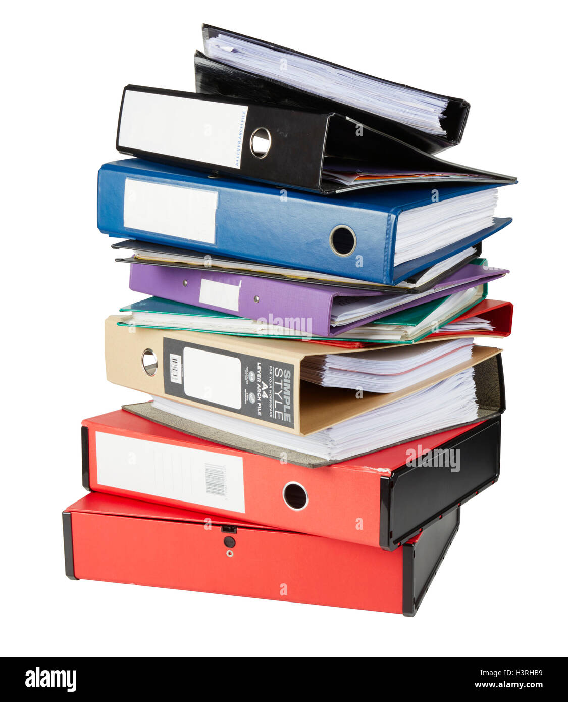 Overloaded with paperwork hires stock photography and images Alamy