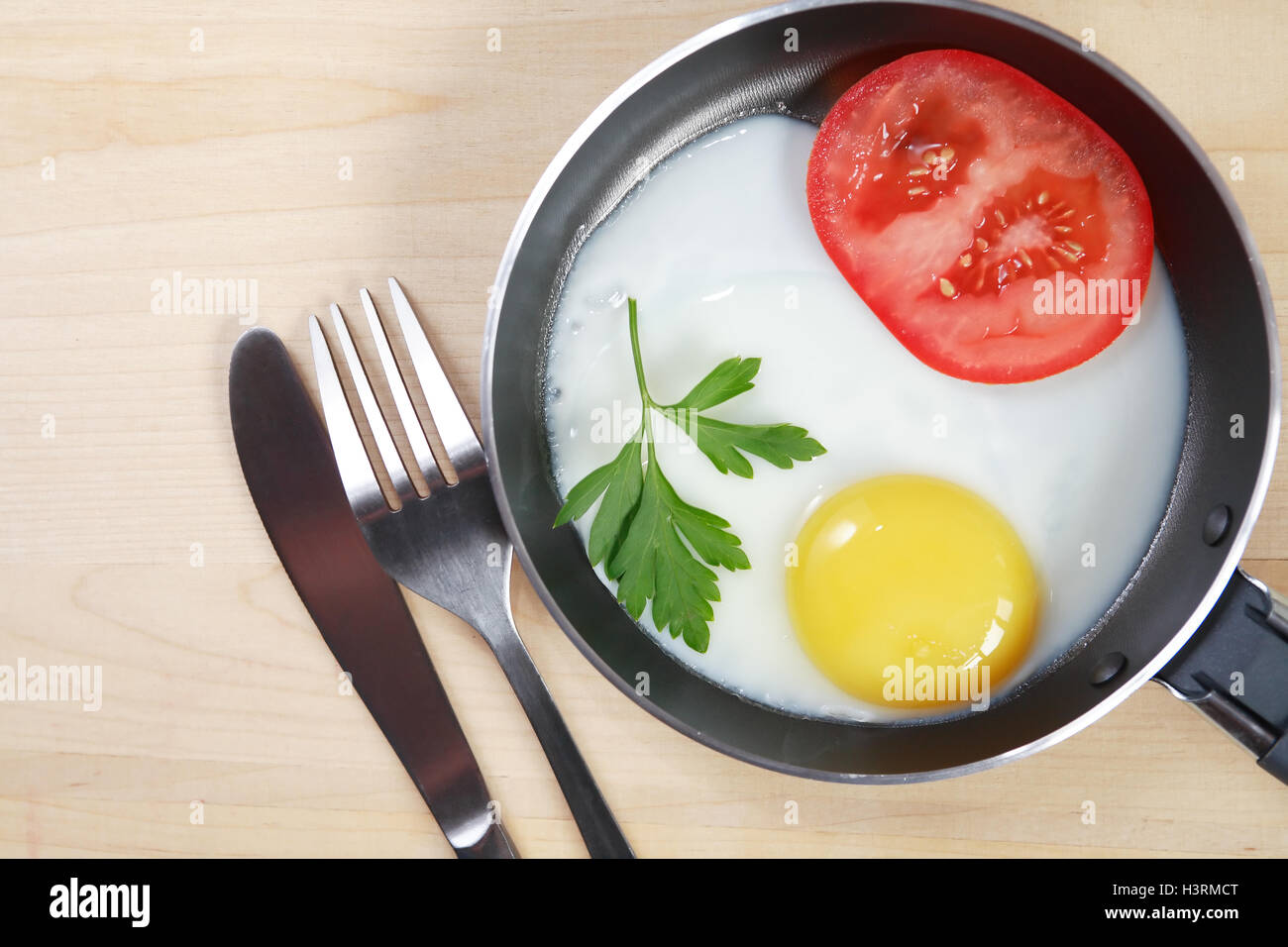 Fried Egg Stock Photo