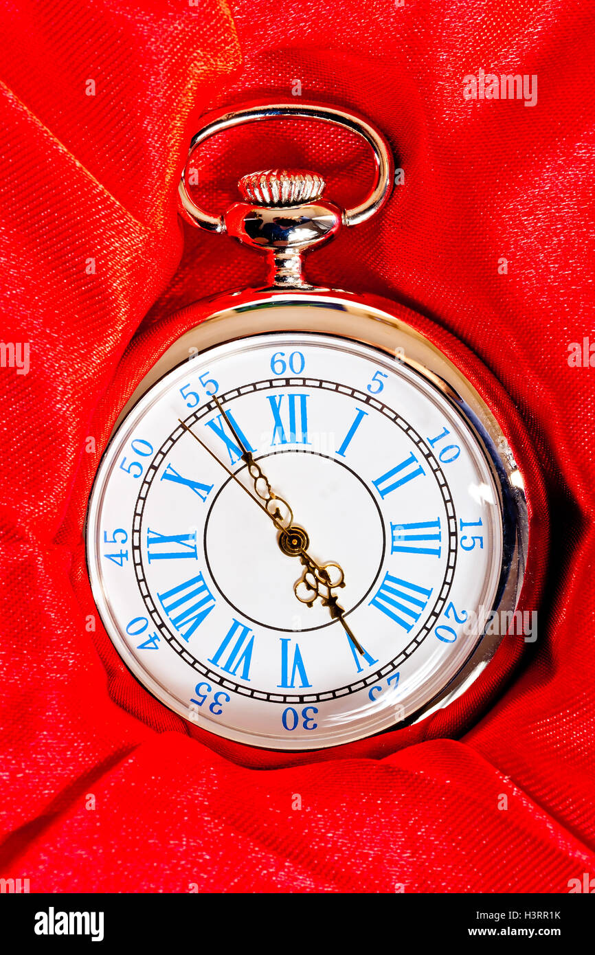 beautiful retro pocket watch in a box Stock Photo Alamy