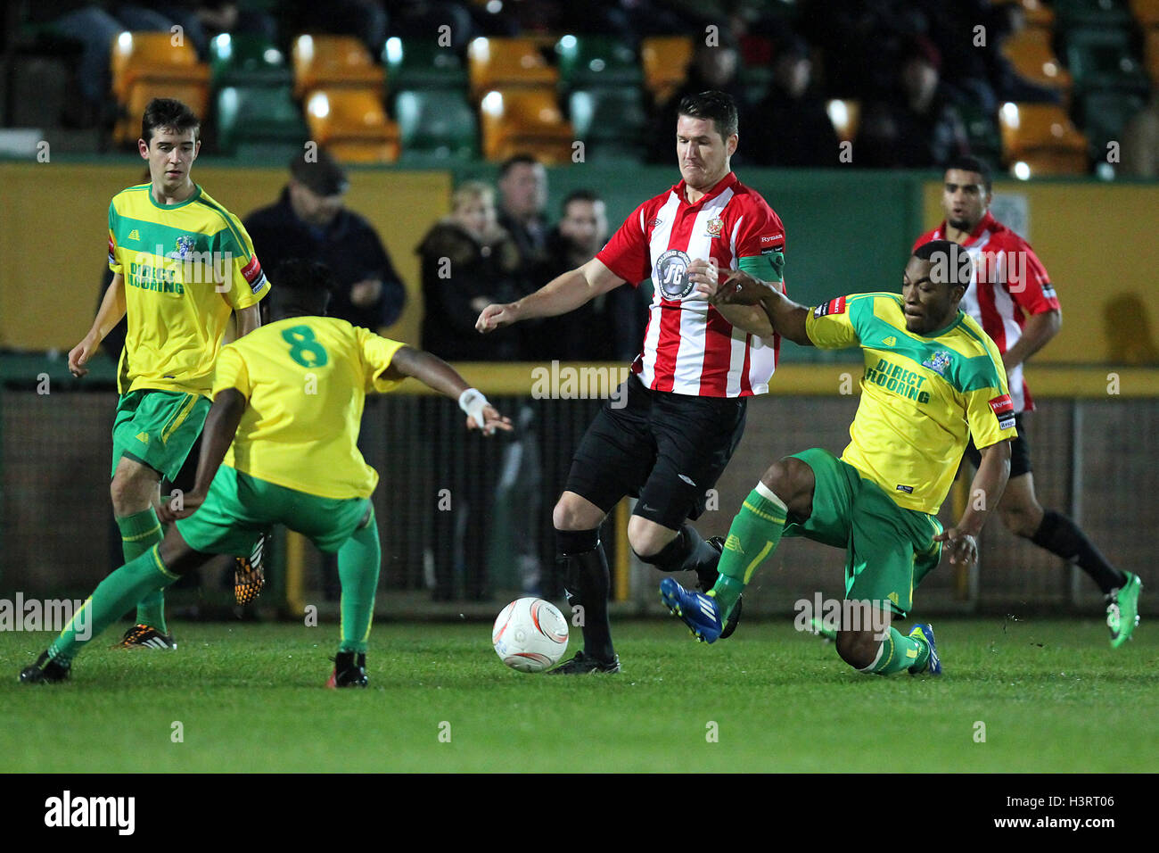 Frankie Curley in action for Hornchurch Thurrock vs AFC Hornchurch