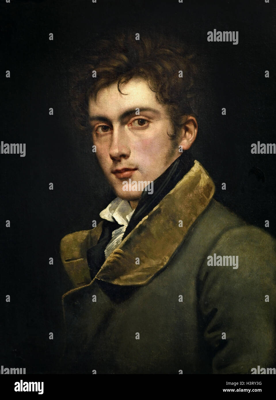 Self Portrait 1829 Carl Joseph Begas 1794 -1854 German Germany Stock Photo