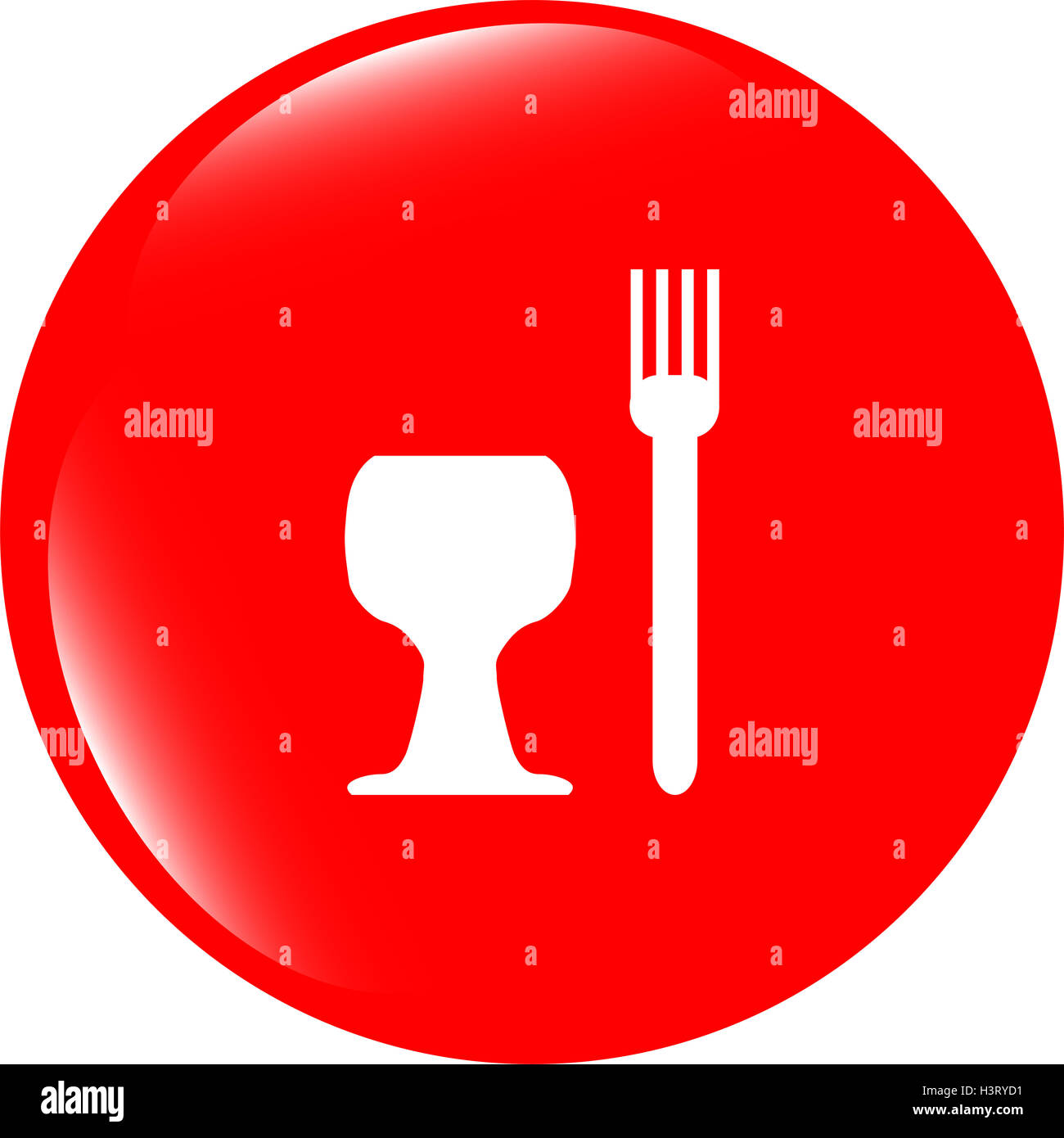 Eat sign icon. Cutlery symbol. Fork and wineglass. Modern UI website ...