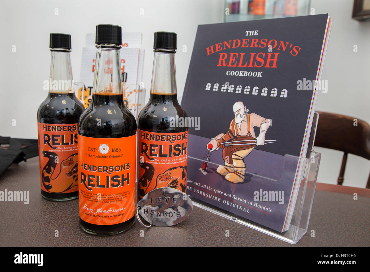 Hendersons Relish a condiment similar to Worcester Sauce relish has
