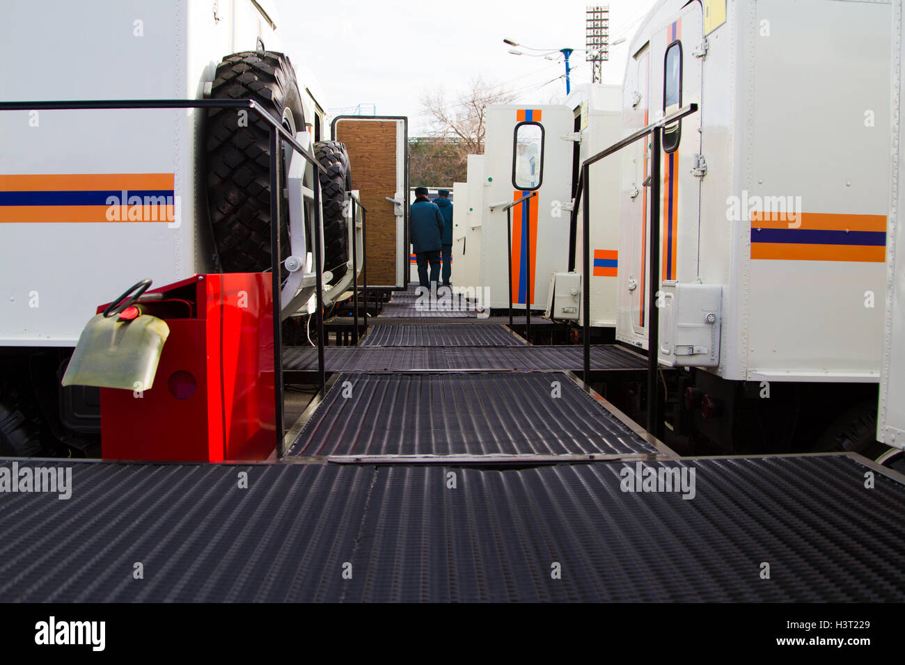 Side panel of fire truck Stock Image Stock Photo Alamy