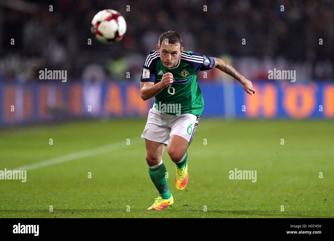 Northern Ireland's Lee Hodson during the 2018 FIFA World Cup Qualifying match at the HDI Arena, Hannover. Stock Photo