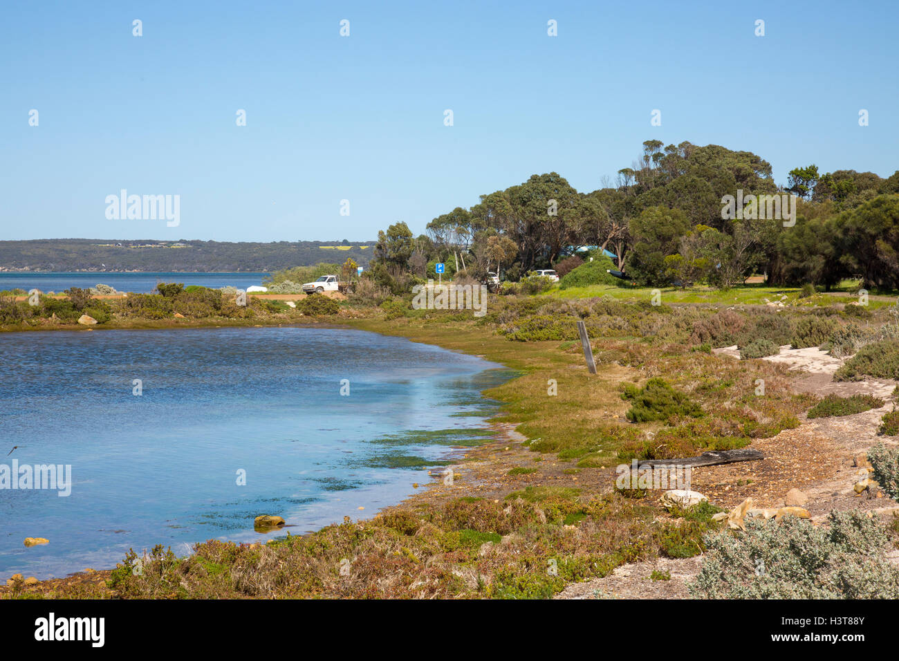 American River inlet on Kangaroo island,South Australia Stock Photo Alamy