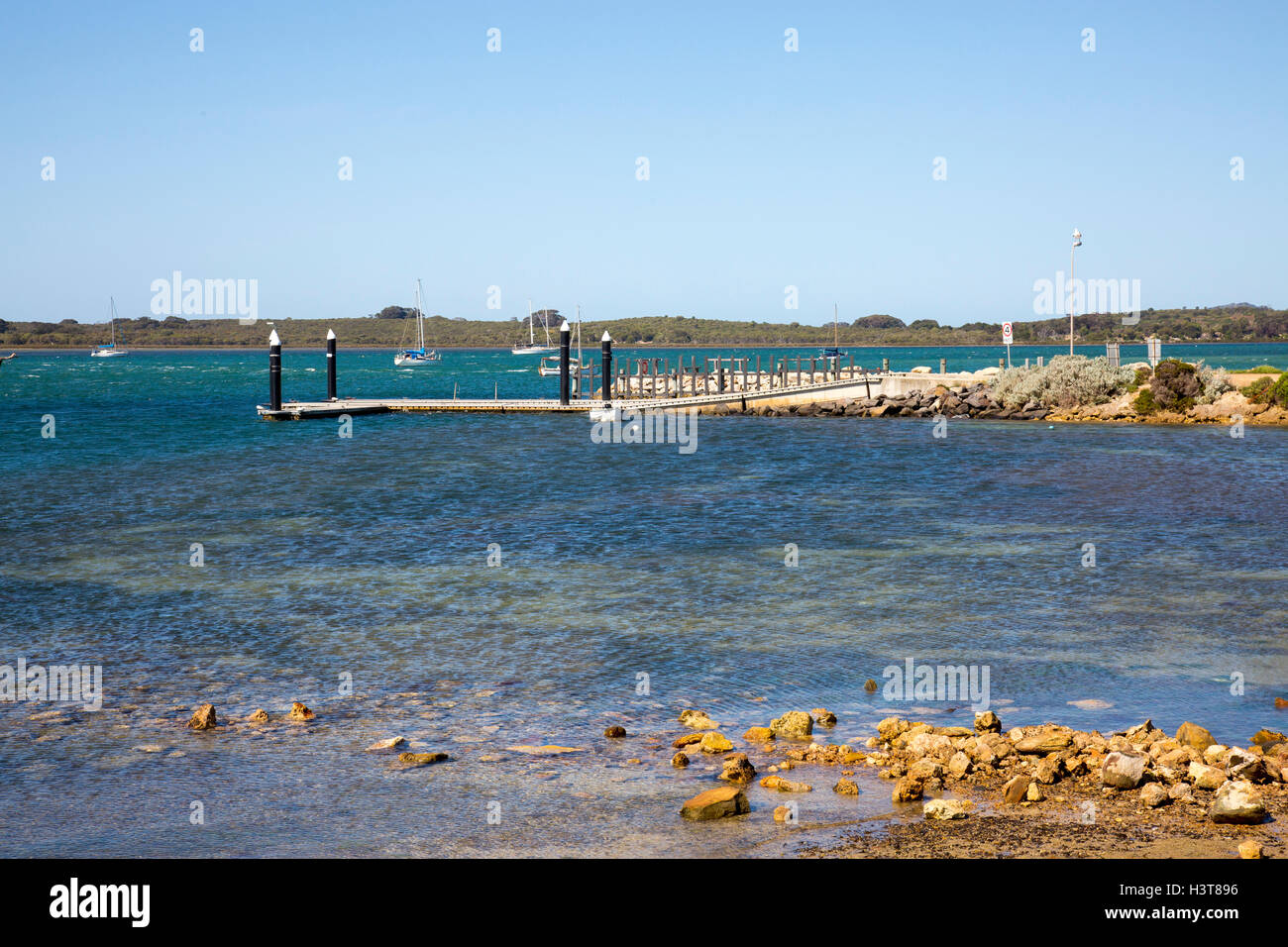 American River inlet on Kangaroo island,South Australia Stock Photo Alamy