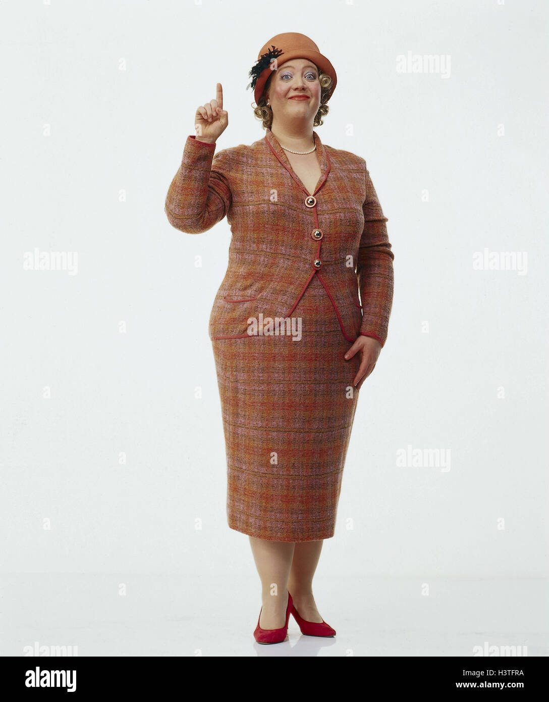 fat old lady dresses woman hi-res stock photography and images Stardust