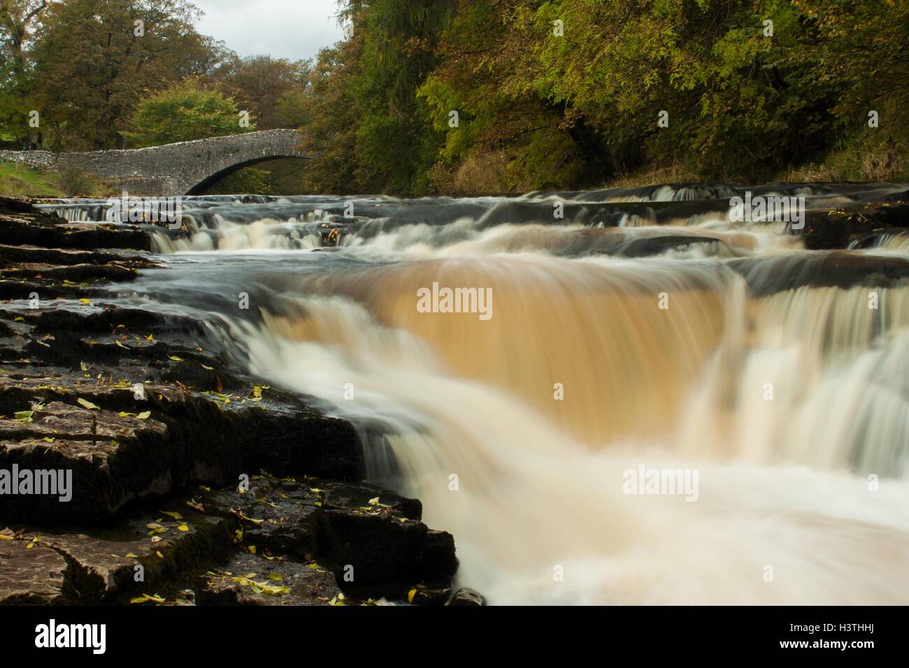 Stainforth Force in full flow in the Yorkshire Dales National Park