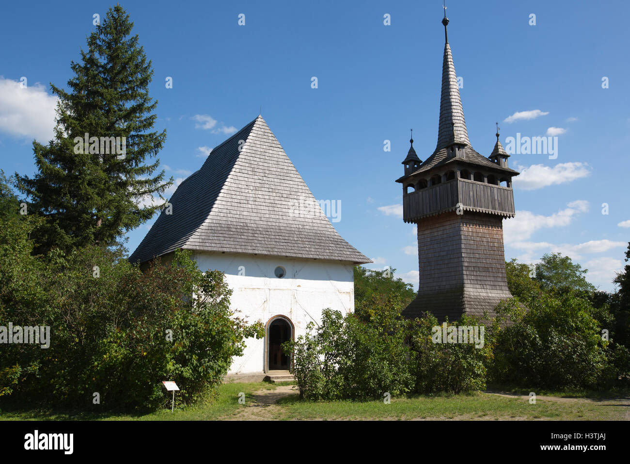 Szentendre Skanzen Village Museum, Hungarian Open Air Museum of 18th- to 20th-century village & farming life. Stock Photo