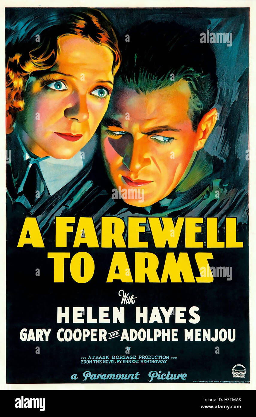 A FAREWELL TO ARMS 1932 Paramount film with Gary Cooper Stock Photo Alamy