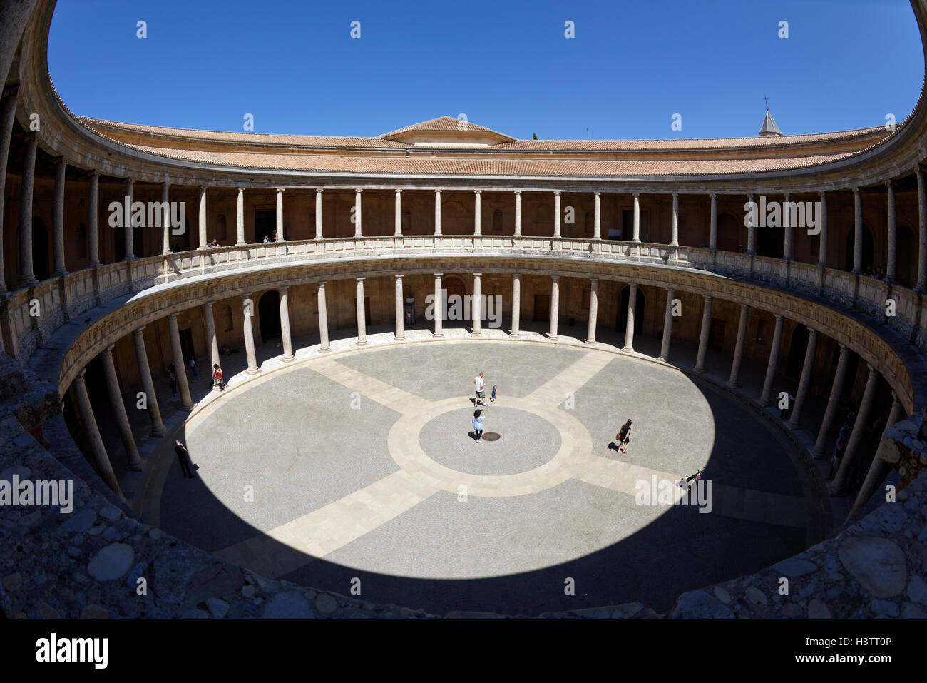 Alhambra Palace, interior, Realejo-San Matías, Granada province, Andalucía, Spain Stock Photo
