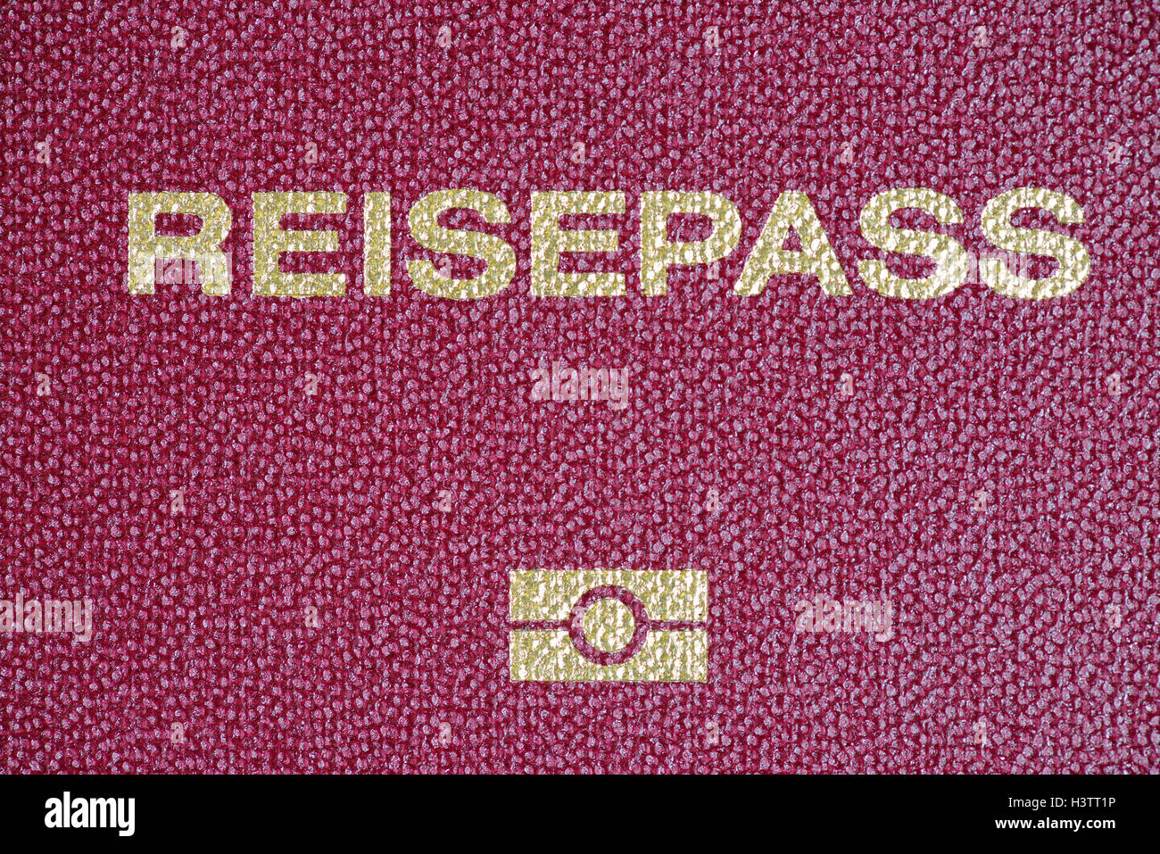 Close up of German passport Stock Photo