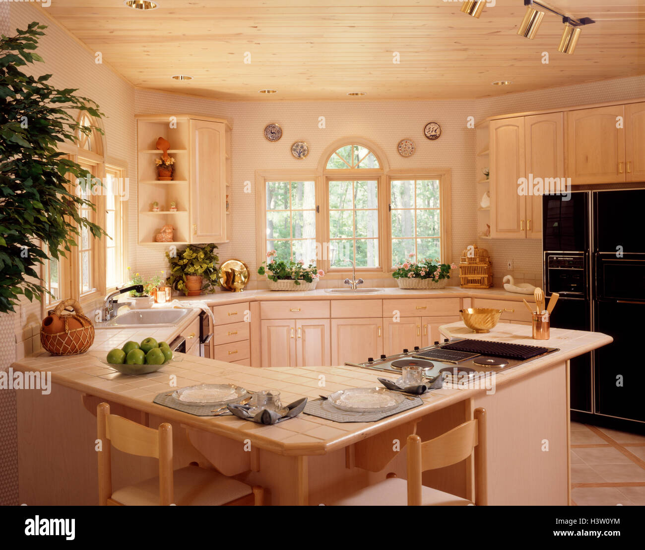 1990s kitchen hi-res stock photography and images - Alamy