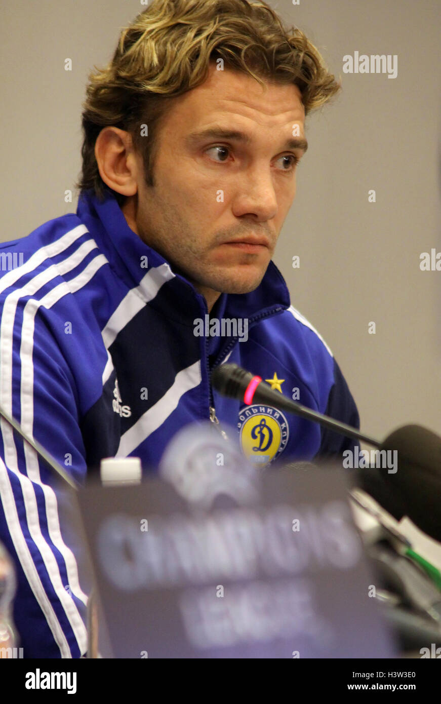 KYIV, UKRAINE - NOVEMBER 3: Forward of FC Dynamo Kyiv Andriy Shevchenko ...
