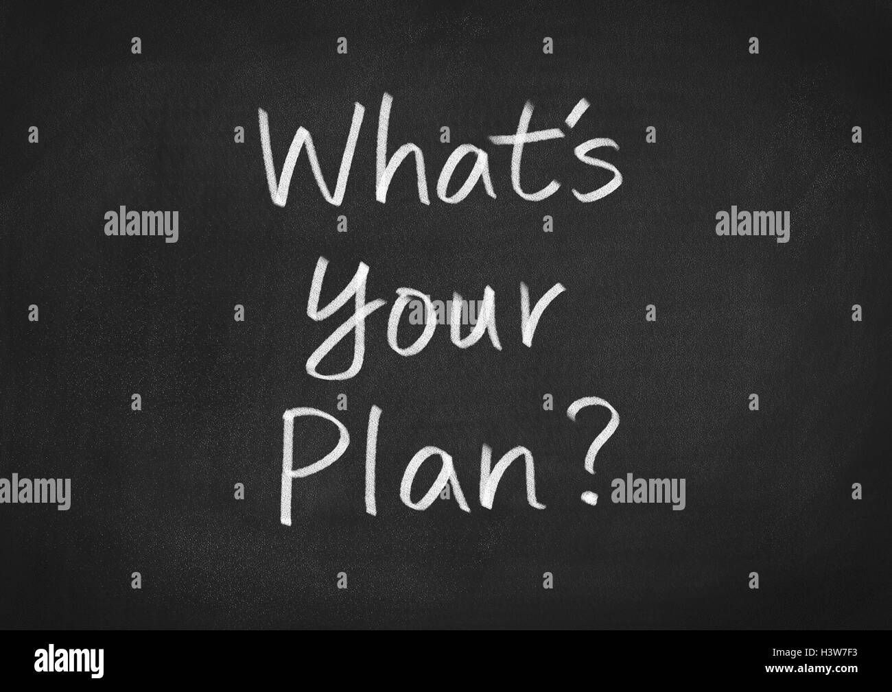 what's your plan Stock Photo Alamy