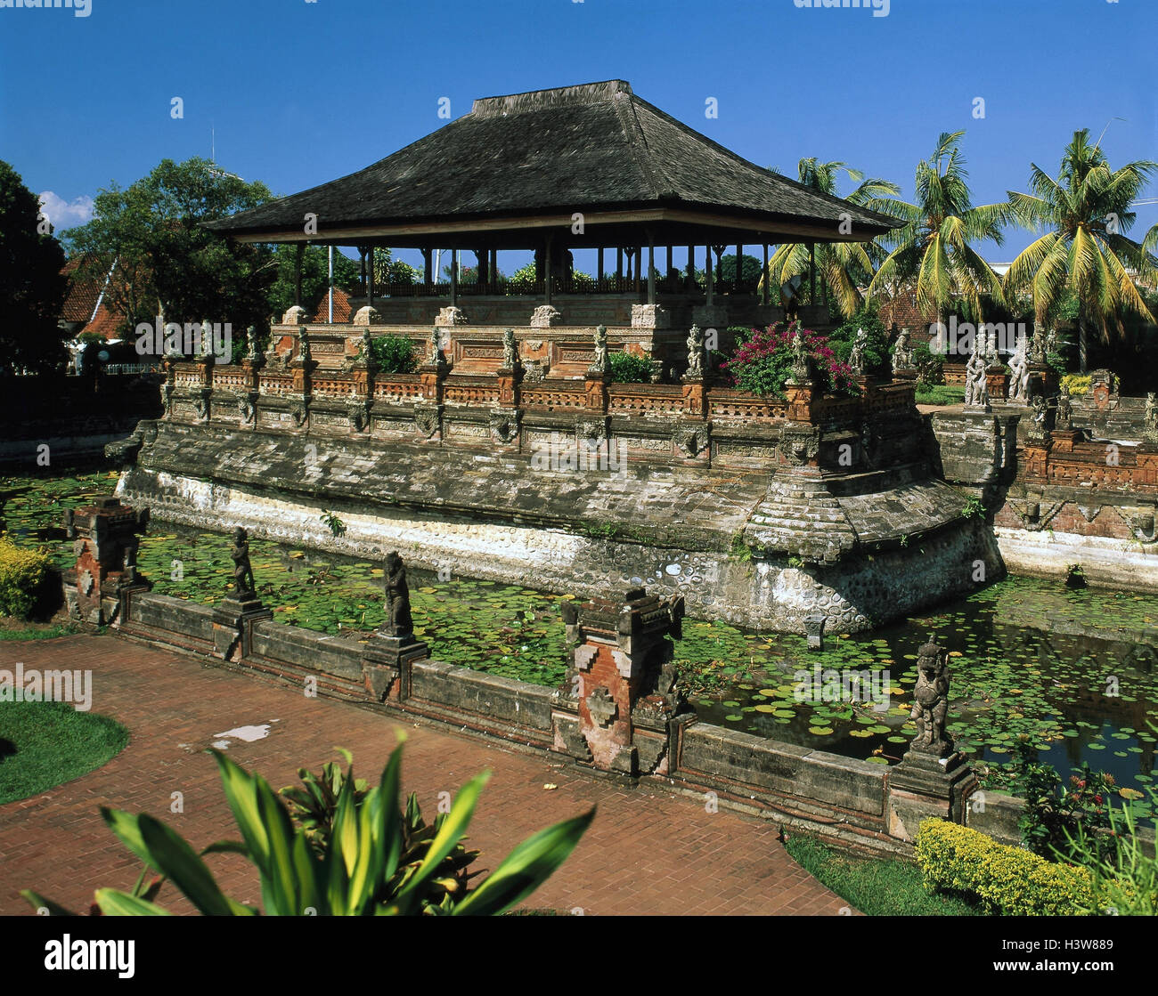 Indonesia, Bali, Klungkung, dish hall 'Kerta Gosa', 18' cent., Asia, small Sundainseln, island, temple, temple plant, structure, architecture, gel gel architecture, culture, place of interest Stock Photo