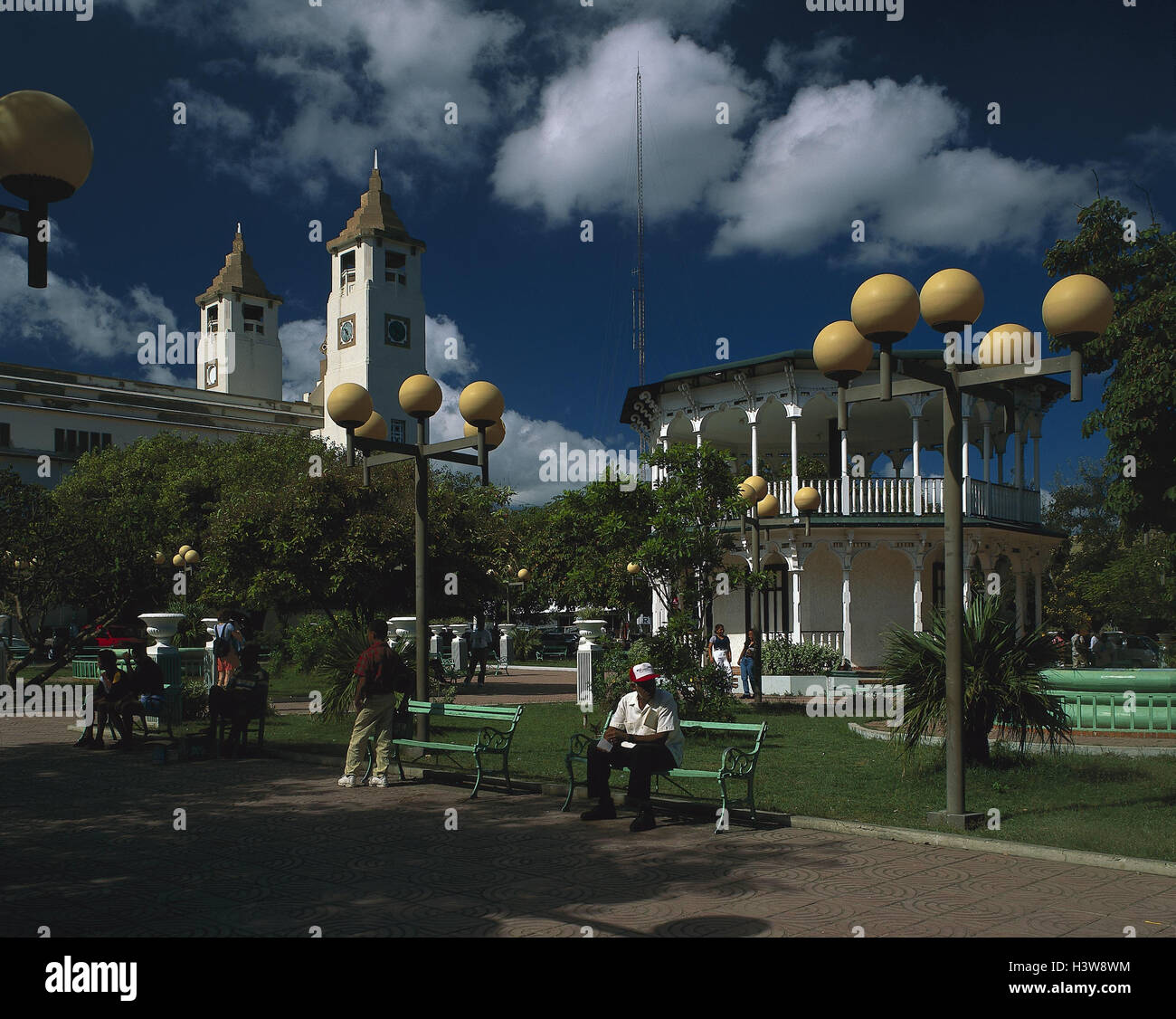 The Dominican Republic, Puerto Plata, Old Town, Parque Central ...