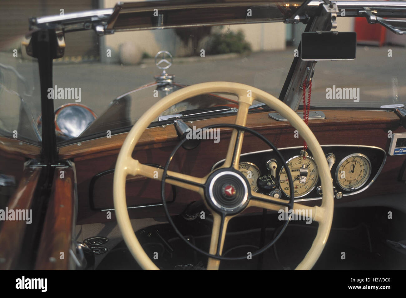 Old convertible old mercedes benz hi-res stock photography