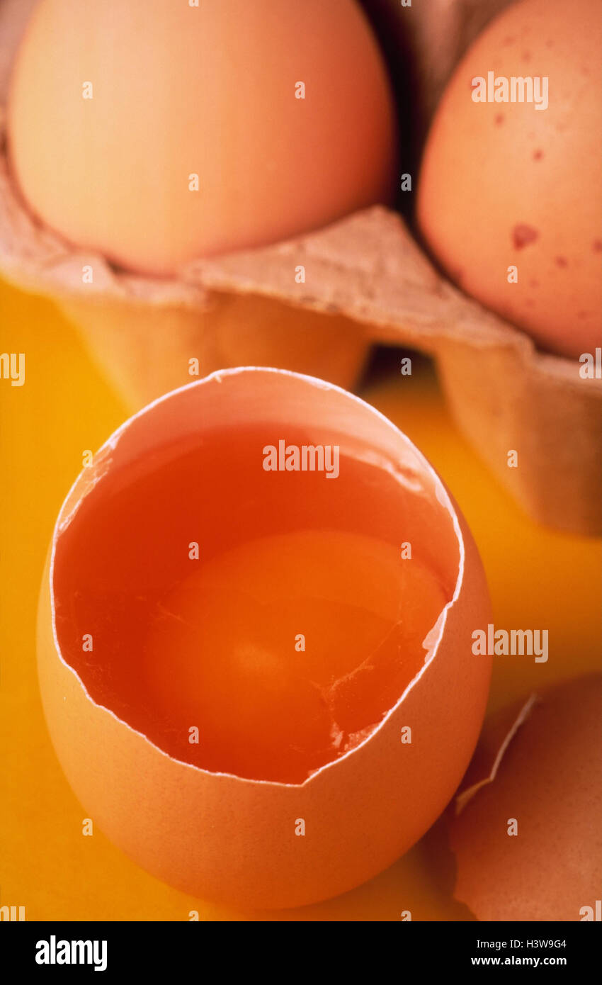 Egg carton, detail, egg, whipped, egg box, box, eggs, yolks, yolks