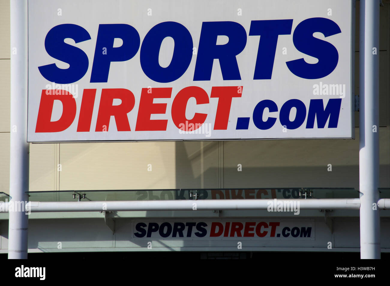 Sports Direct store sign, Harlow, Essex Stock Photo Alamy