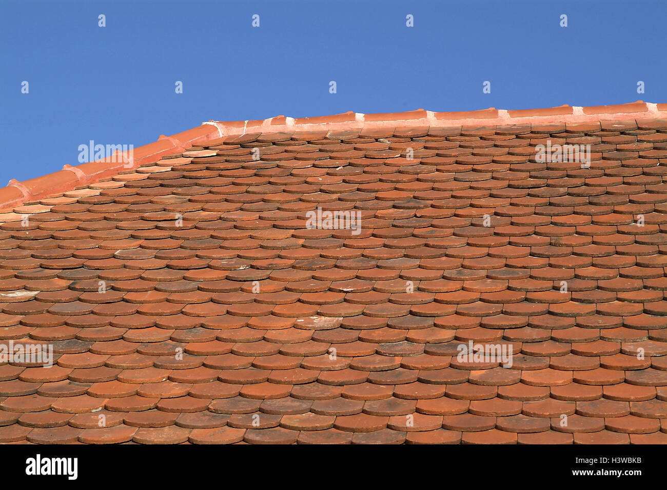 House roof, detail, roofing tile, house, residential house, gable, roof