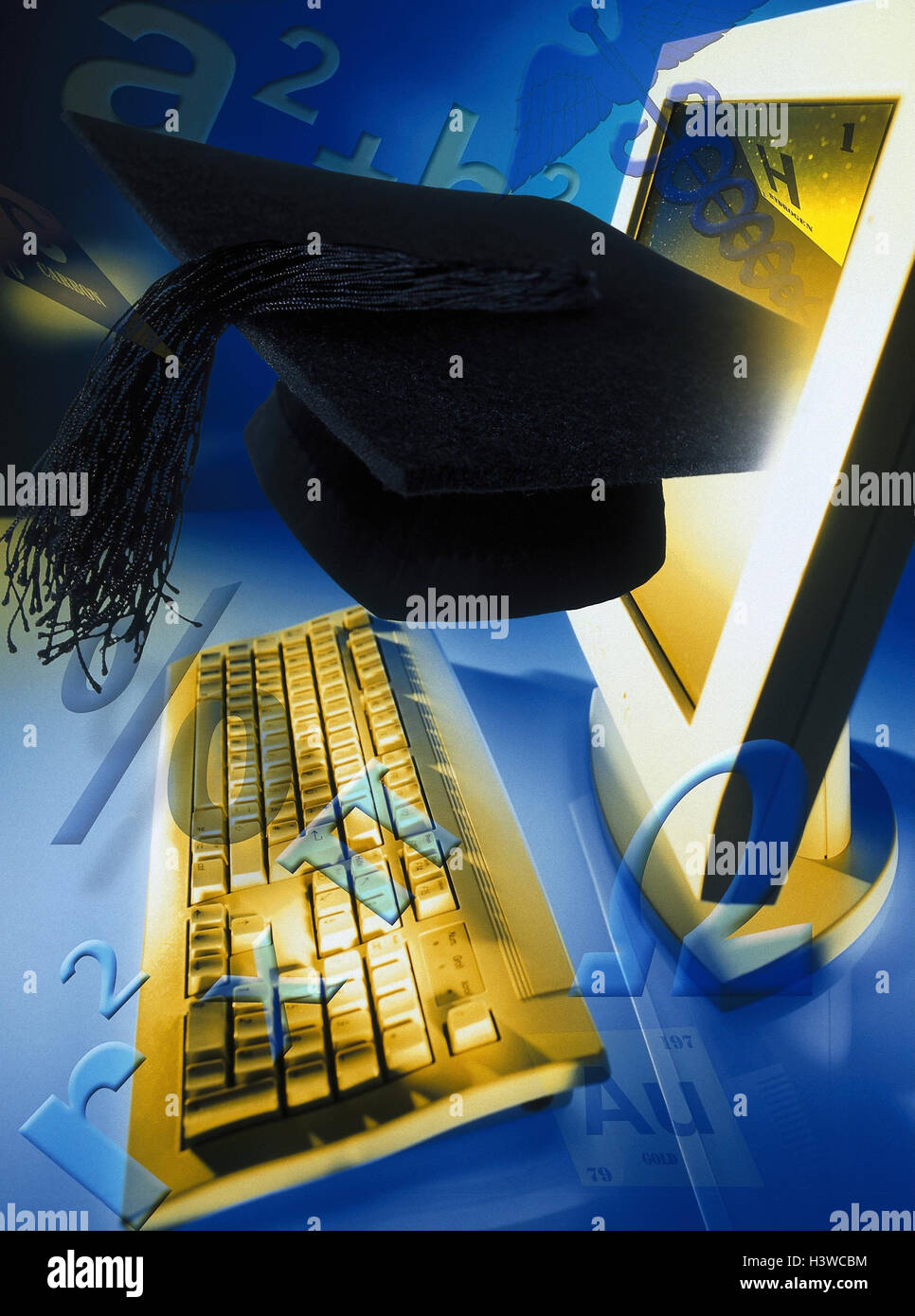 Icon, Telelearning, Composing, service, service, destination, learn ...