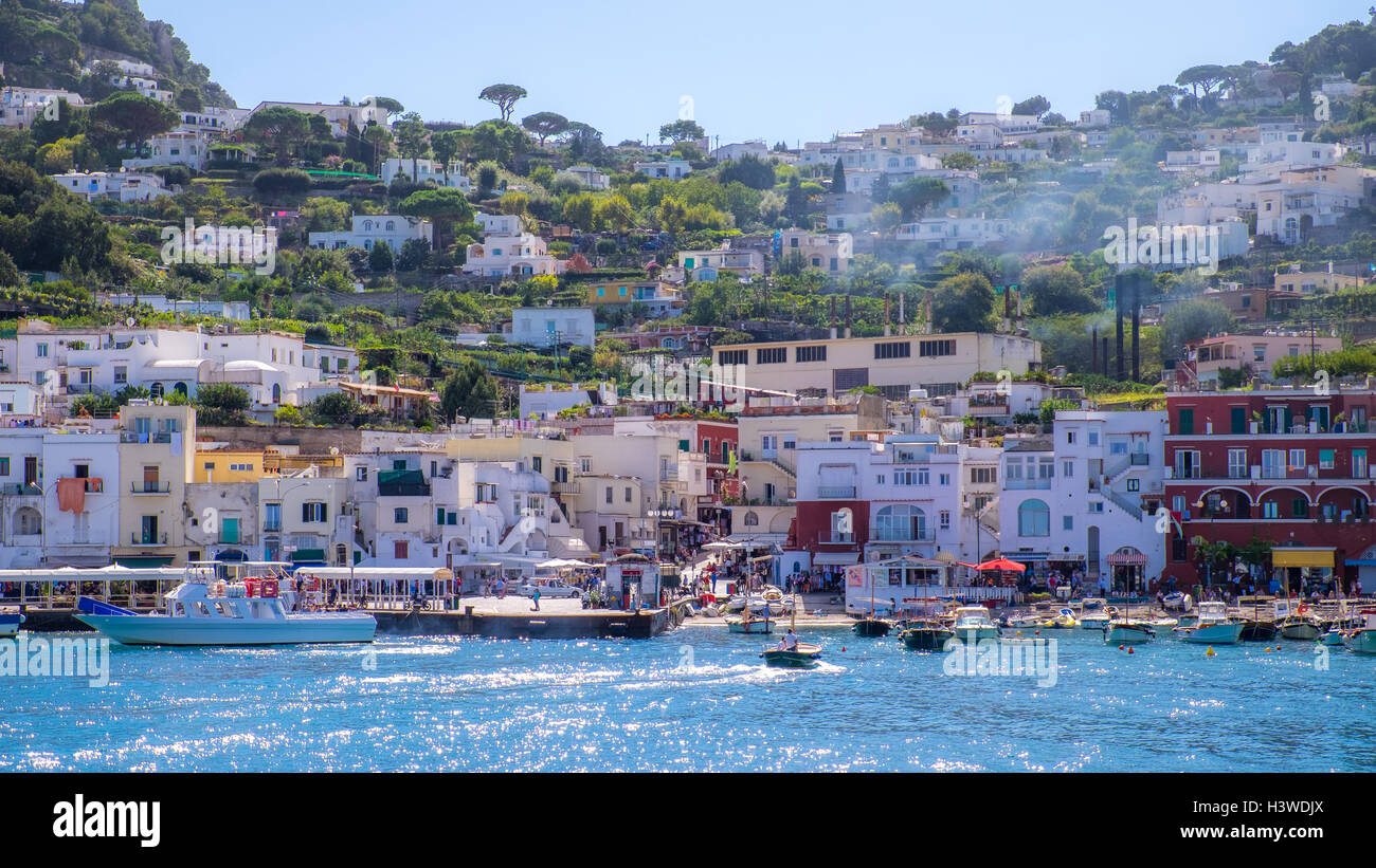 Marina Grande, Capri, Italy Stock Photo