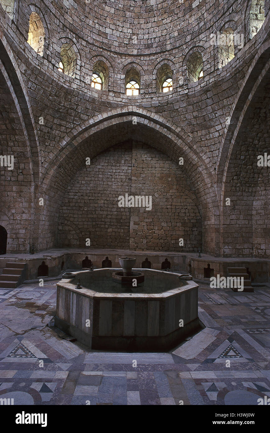 Lebanon, Tripoli, hammam alJadid, inside, the Middle East, front East