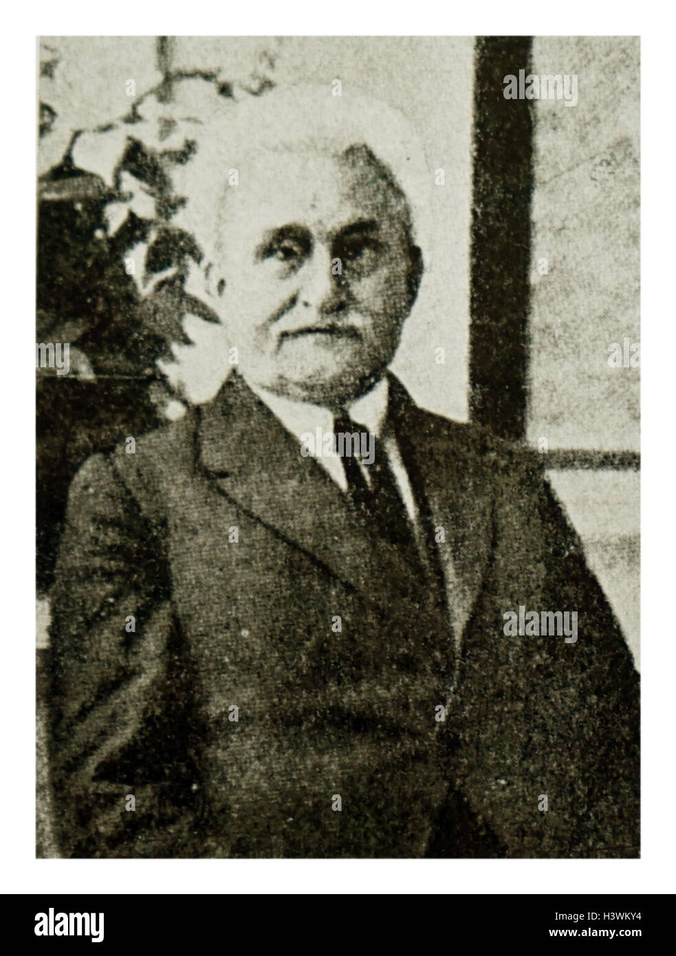 Photographic portrait of Leoš Janácek (1854-1928) a Czech composer, musical theorist, folklorist, publicist and teacher. Dated 20th Century Stock Photo