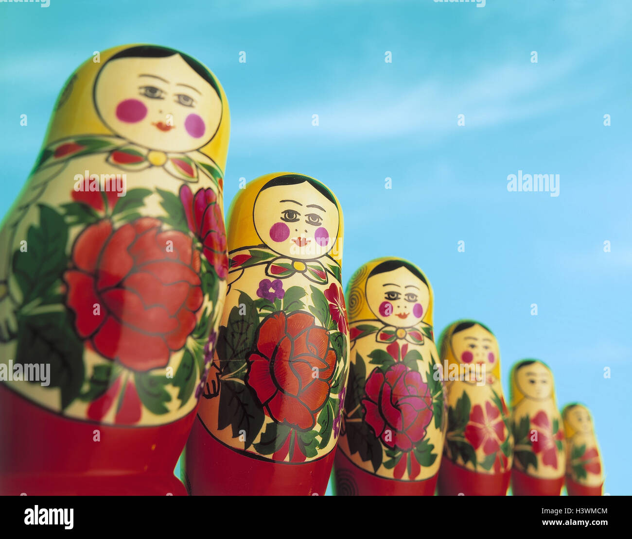 Matroschka, wooden figures, size, passed away, Matrjoschka, doll