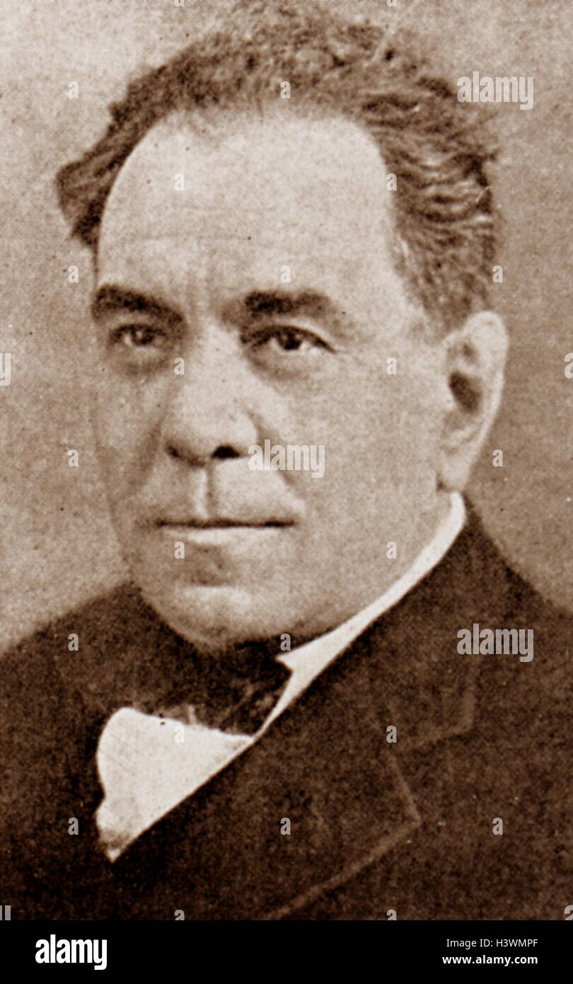 Portrait of Amadeo Vives (1871-1932) a Spanish musical composer. Dated 20th Century Stock Photo