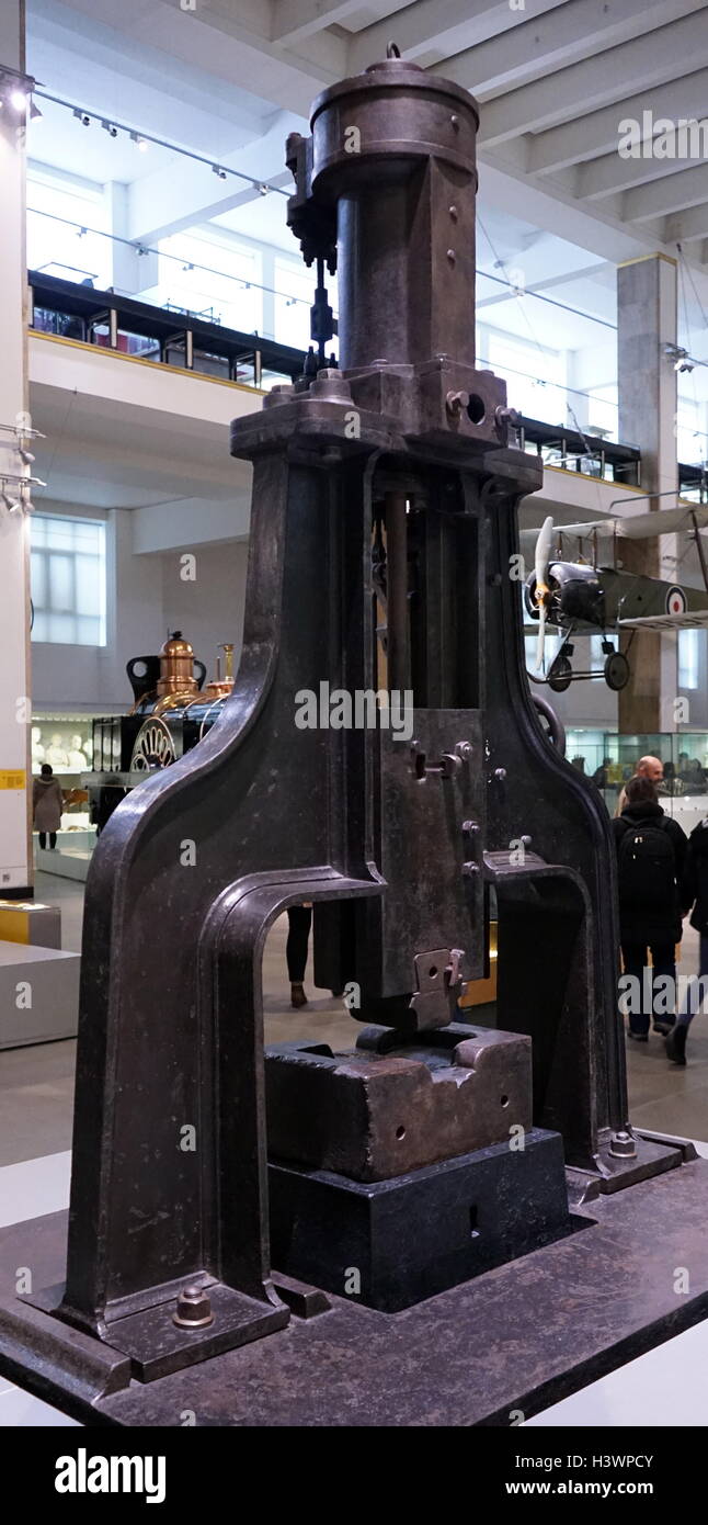 Nasmyth Steam Hammer created by James Nasmyth (1808-1890) a Scottish  engineer, artist, and inventor. Dated 19th Century Stock Photo - Alamy