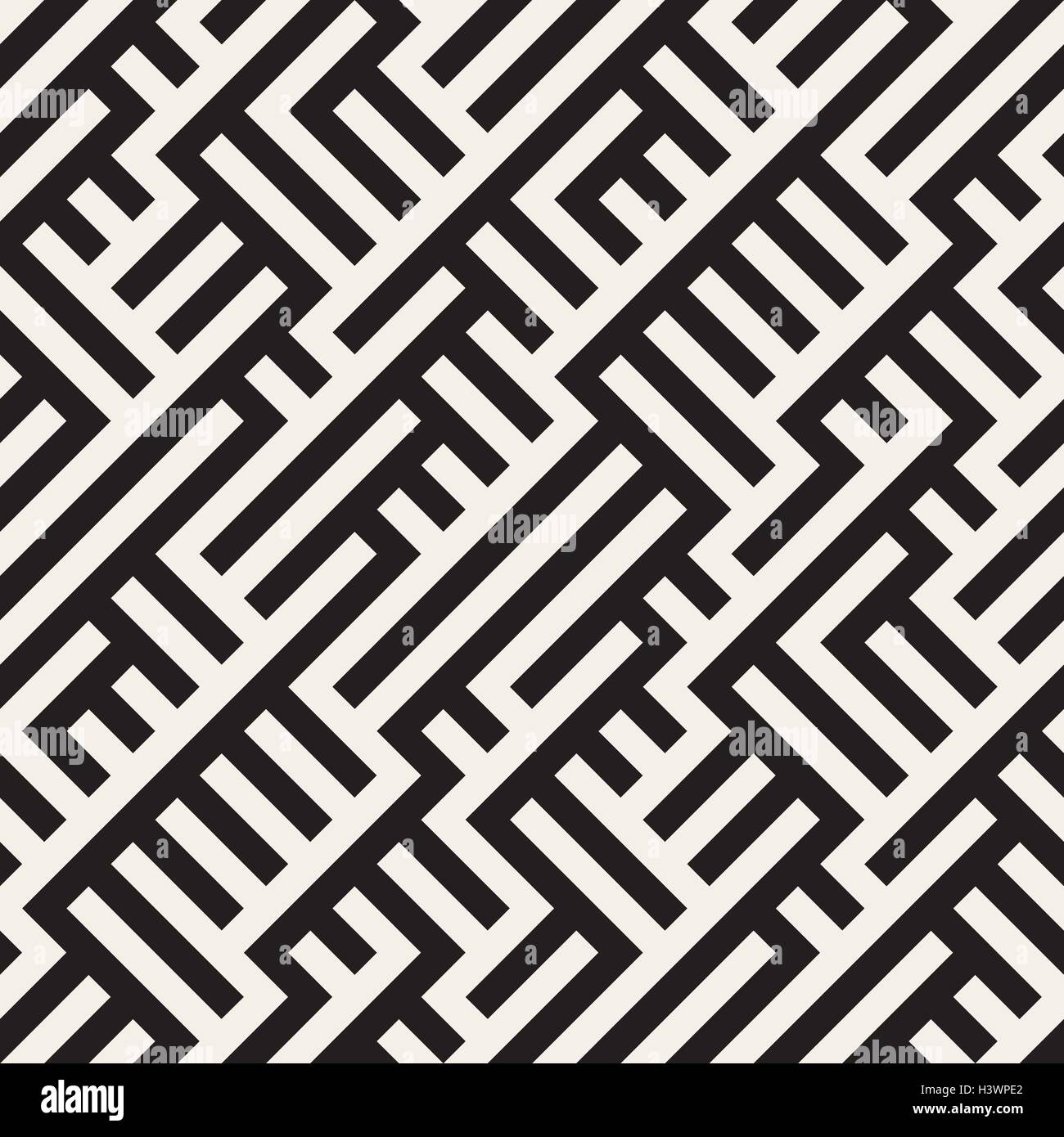 Vector Seamless Black And White Irregular Diagonal Lines Geometric ...
