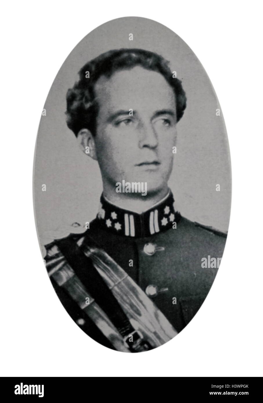 Photographic portrait of Leopold III of Belgium (1901-1983) King of the Belgians until his abdication. Dated 20th Century Stock Photo
