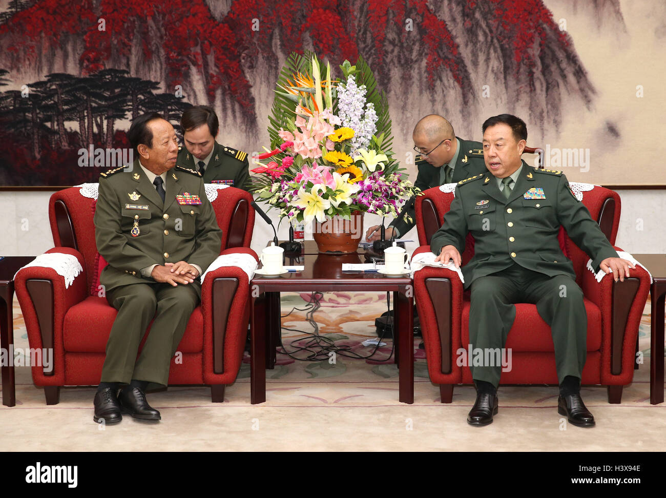 China's central military commission hires stock photography and images