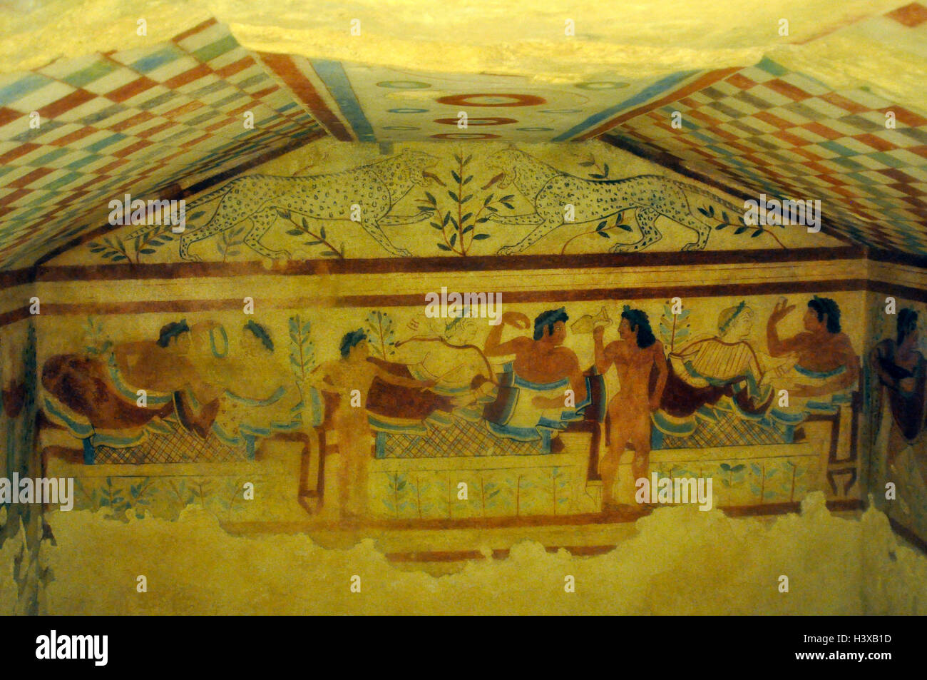 Tarquinia tomb leopards hires stock photography and images Alamy