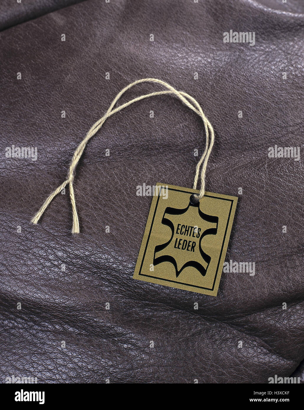 Leather ball, trademark, icon, label, stamp quality, quality mark