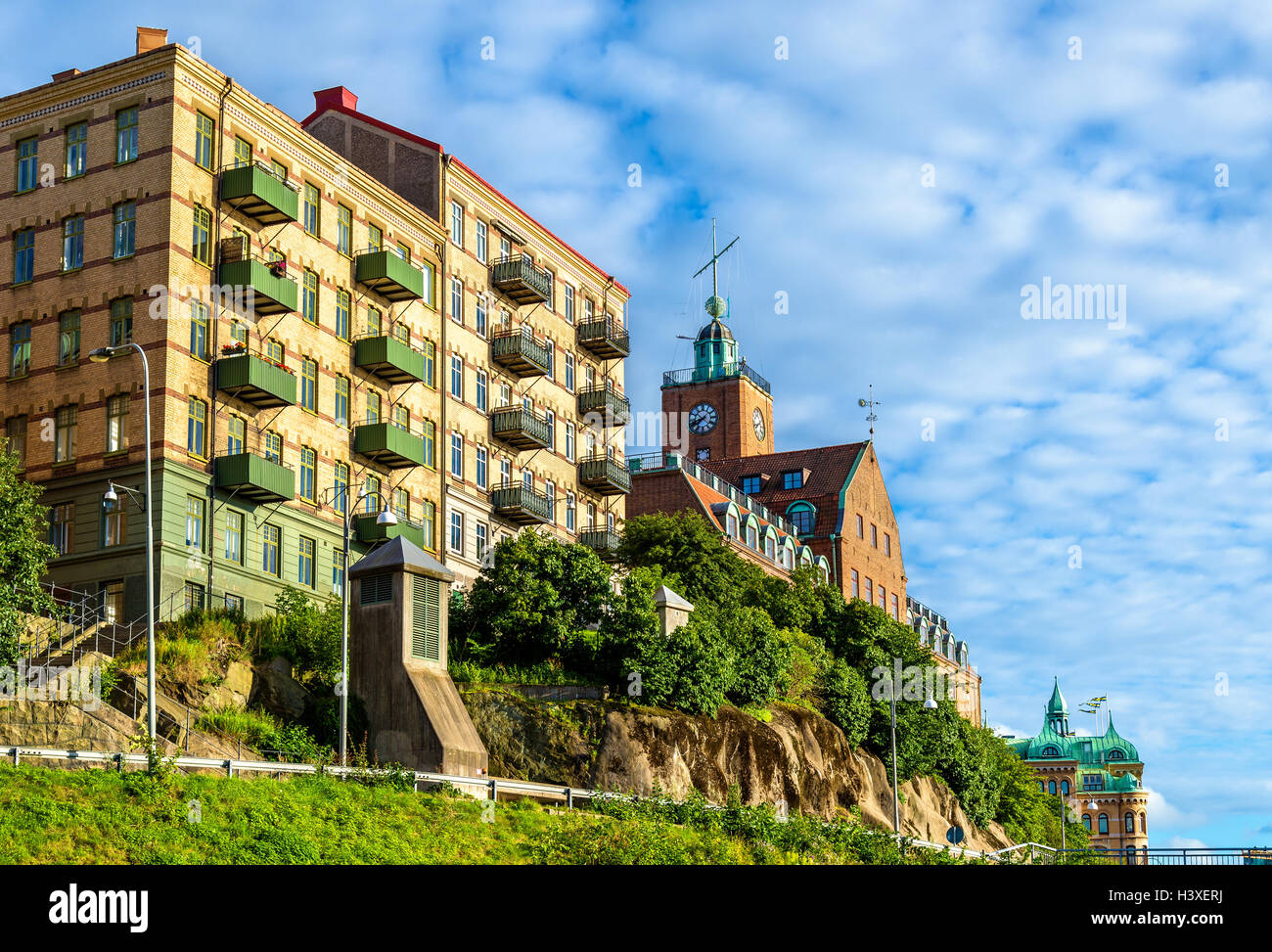 Buildings in the historic centre of Gothenburg, Sweden Stock Photo - Alamy