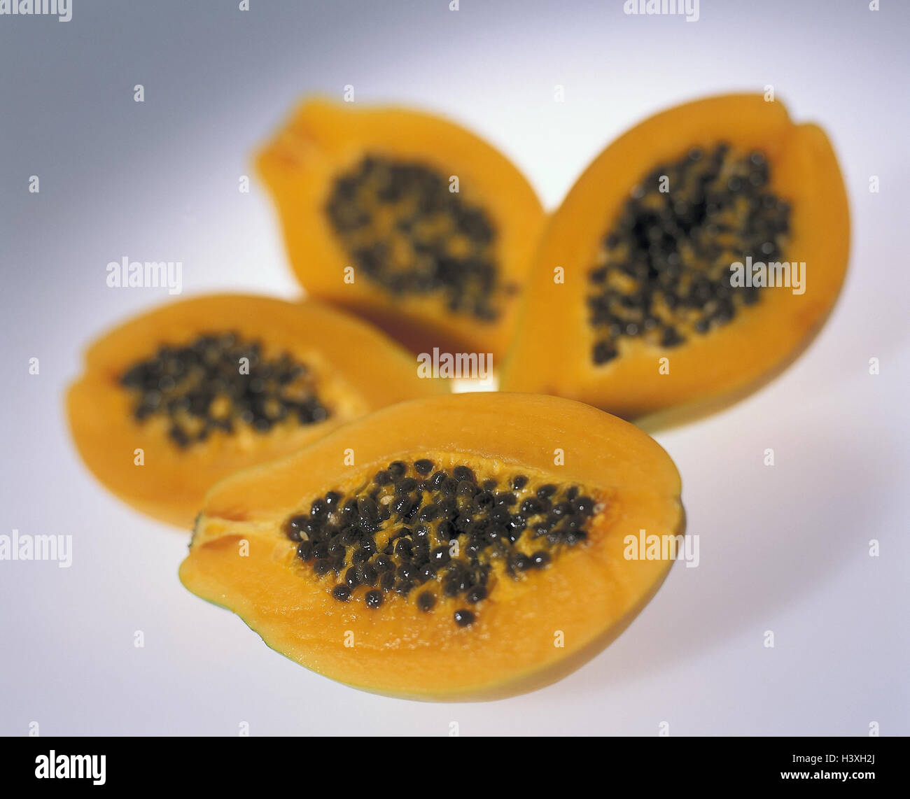 Papayas, divides, Still life, food, eat, fruit, fruits, berries, fruit, exotic, tropical, papaya