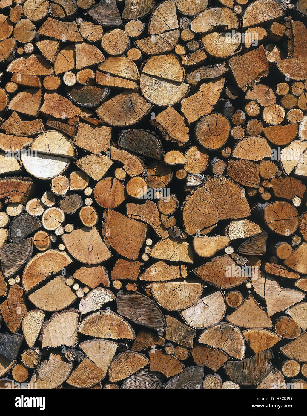 wooden batch, firewood, wooden, batch, trunks, strains, stacked, batch