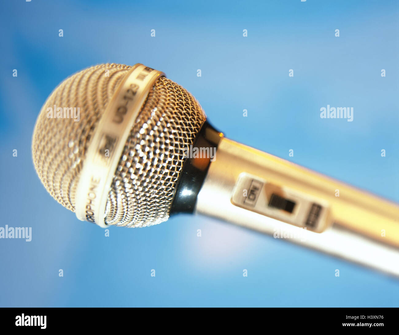 Microphone, detail, audiodevice, strengthen, volume, microphone, acoustics, perception, amplifier, tone, product photography, Still life, Stock Photo