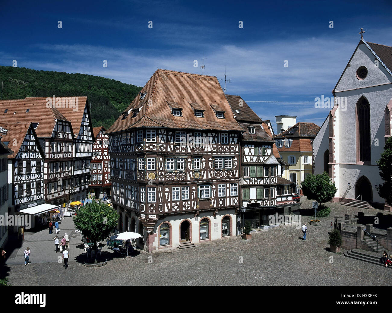 Germany, BadenWurttemberg, brook Mos, Palmsches house, in 1810, Europe
