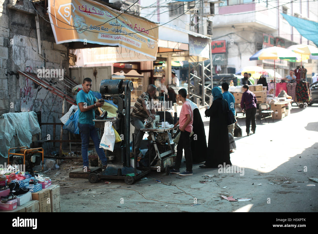 General views of Gaza. From a series of photos commissioned by  British NGO, Medical Aid for Palestinians (MAP). Stock Photo