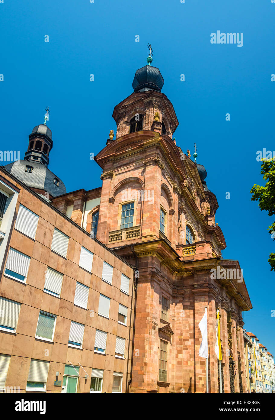 Jesuit Church in Mannheim - Germany, Baden-Wurttemberg Stock Photo - Alamy